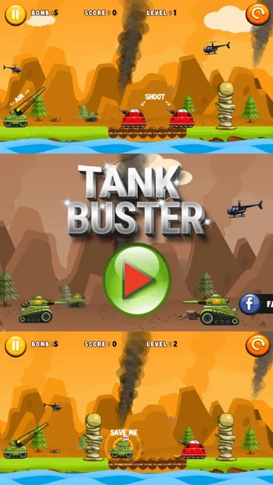 Tank Buster : Tank games, tank wars应用截图