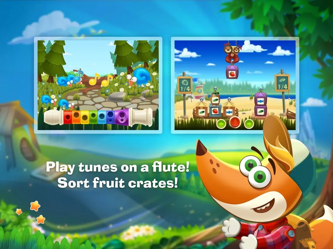 ภาพหน้าจอของ Tim the Fox - Travel iPad 