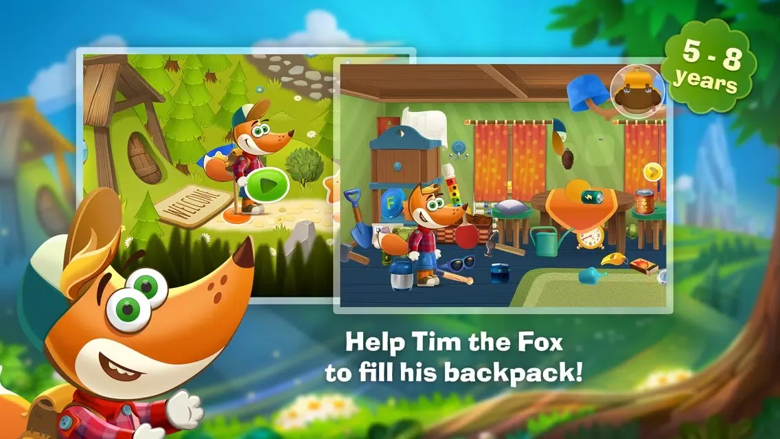 ภาพหน้าจอของ Tim the Fox - Travel
