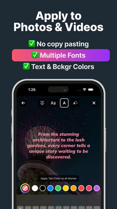 Storytell: AI for Instagram スクリーンショット