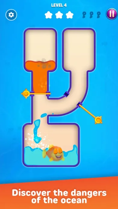 Capturas de tela do Save The Fish: Rescue Pull Pin
