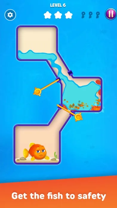 Capturas de tela do Save The Fish: Rescue Pull Pin