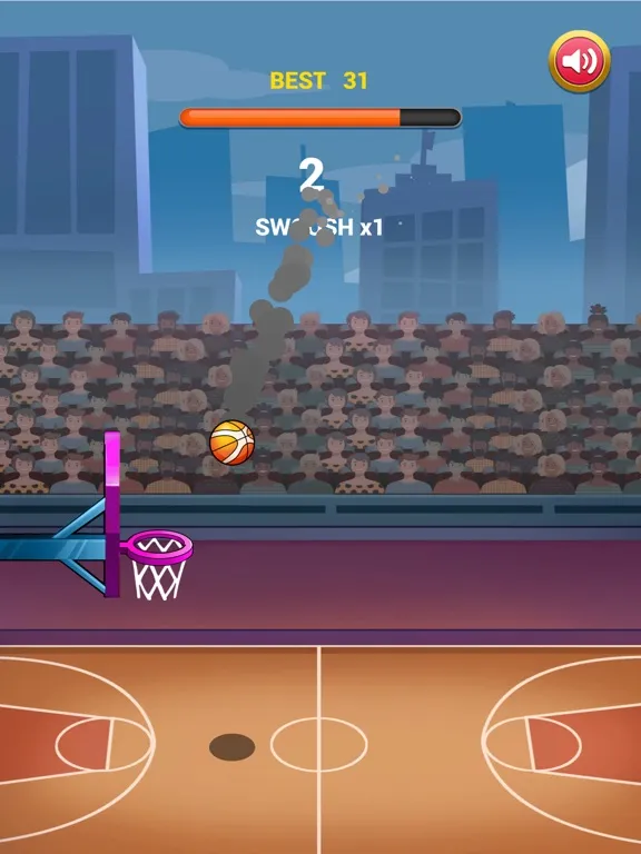 Zrzuty ekranu Basket Ball Dunk Game iPad 
