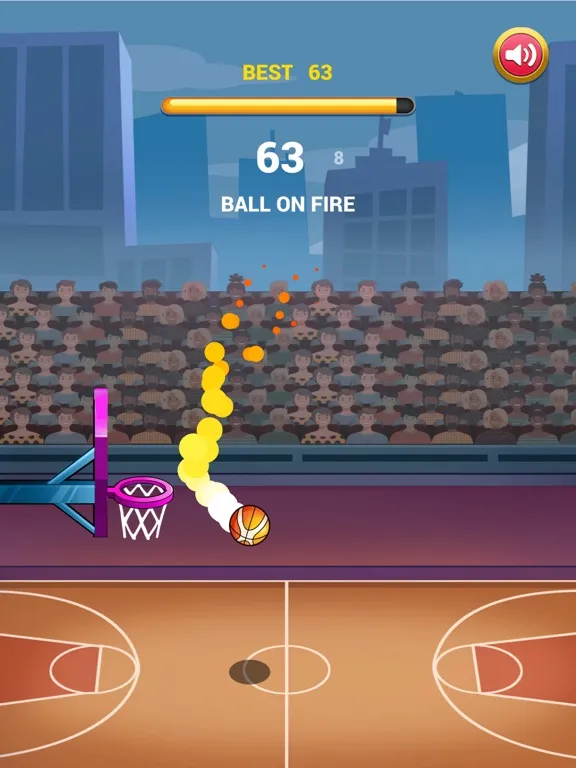 Zrzuty ekranu Basket Ball Dunk Game iPad 