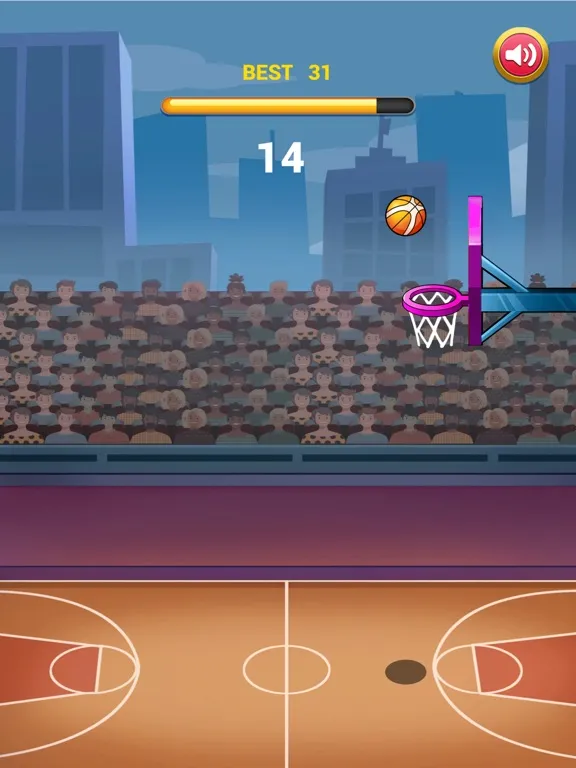 Zrzuty ekranu Basket Ball Dunk Game iPad 