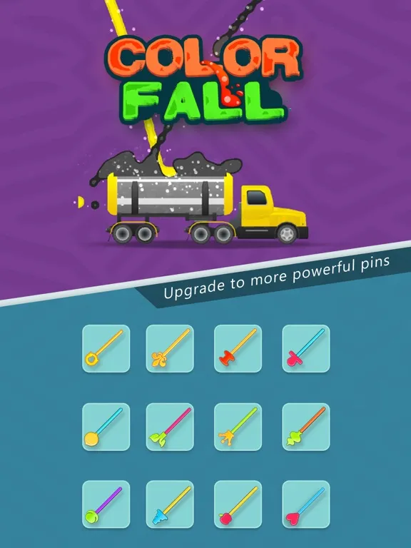 Color Fall - Fill Stacks iPad 應用截圖