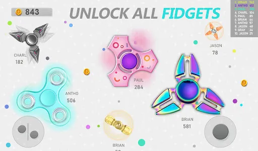 Realtime Fidget Spinner Games Screenshots