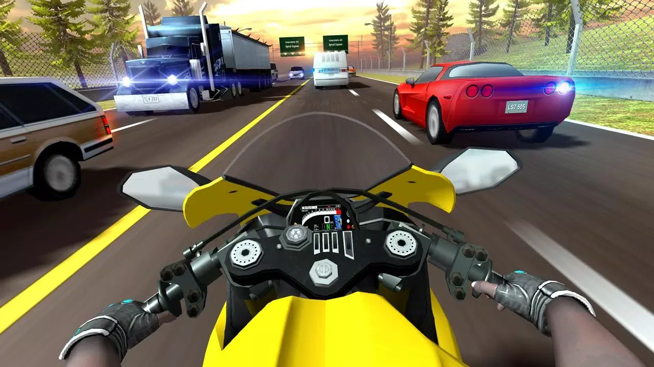 Highway Moto Rider 2: Traffic スクリーンショット
