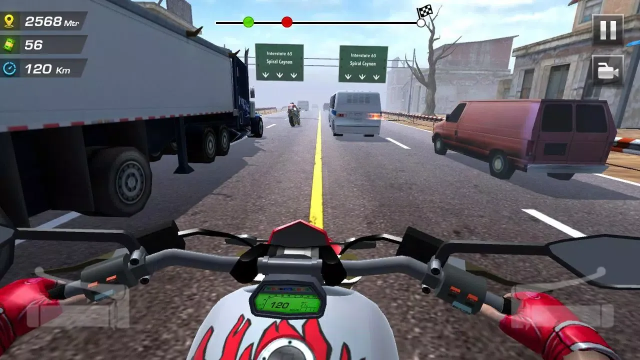 Highway Moto Rider 2: Traffic スクリーンショット