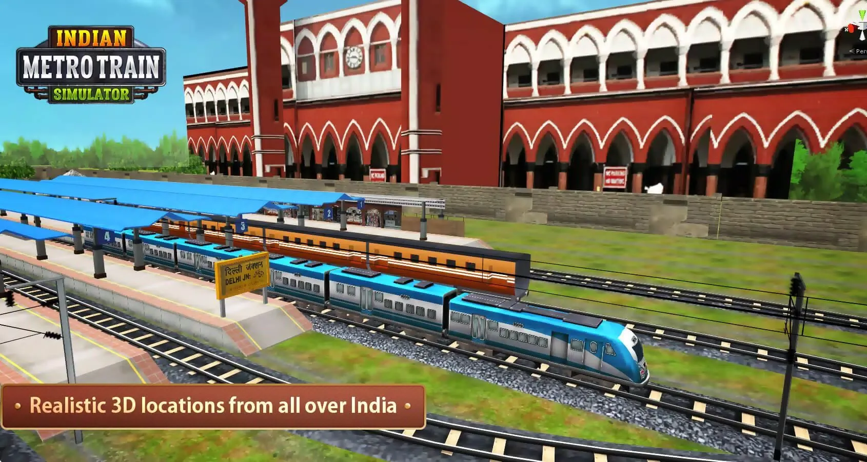 Indian Metro Train Sim 2020 سکرین شاٹس