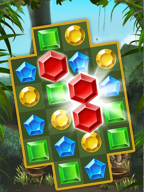 Скриншоты Jungle Gem : Puzzle Adventure iPad 
