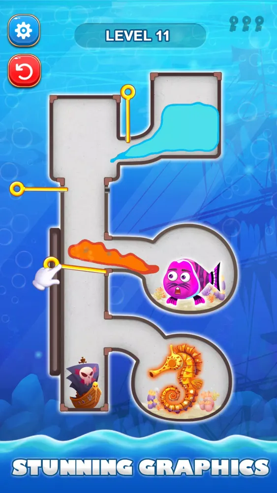 صور Save The Fish 2 - Pin Puzzle