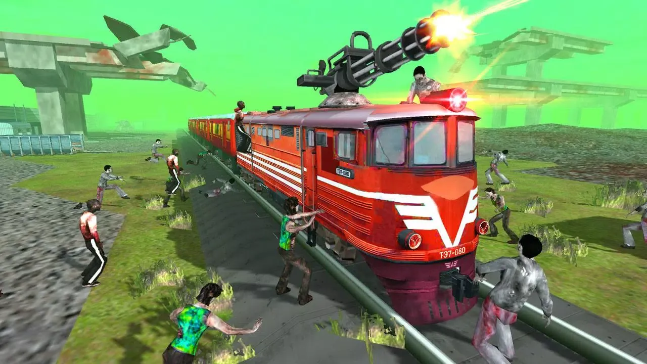 Capturas de pantalla de Train shooting - Zombie War