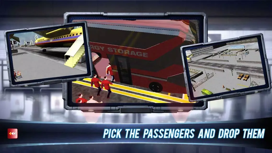 Airport Bus Simulator 3D. Real Bus Driving & Parking For kids スクリーンショット