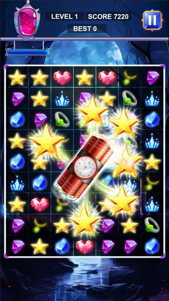 Tangkapan layar Jewel Match Treasure Match 3