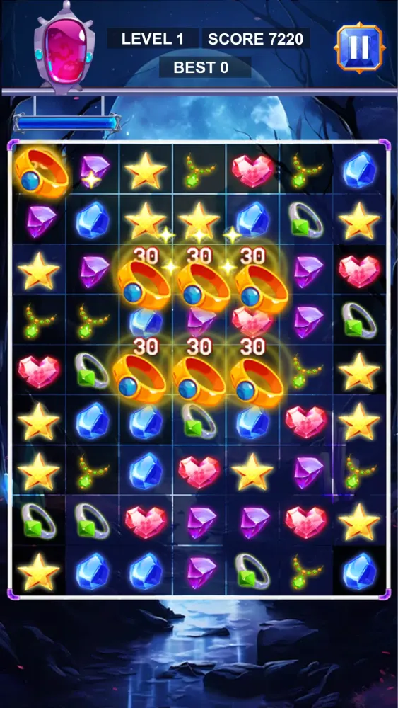 Tangkapan layar Jewel Match Treasure Match 3
