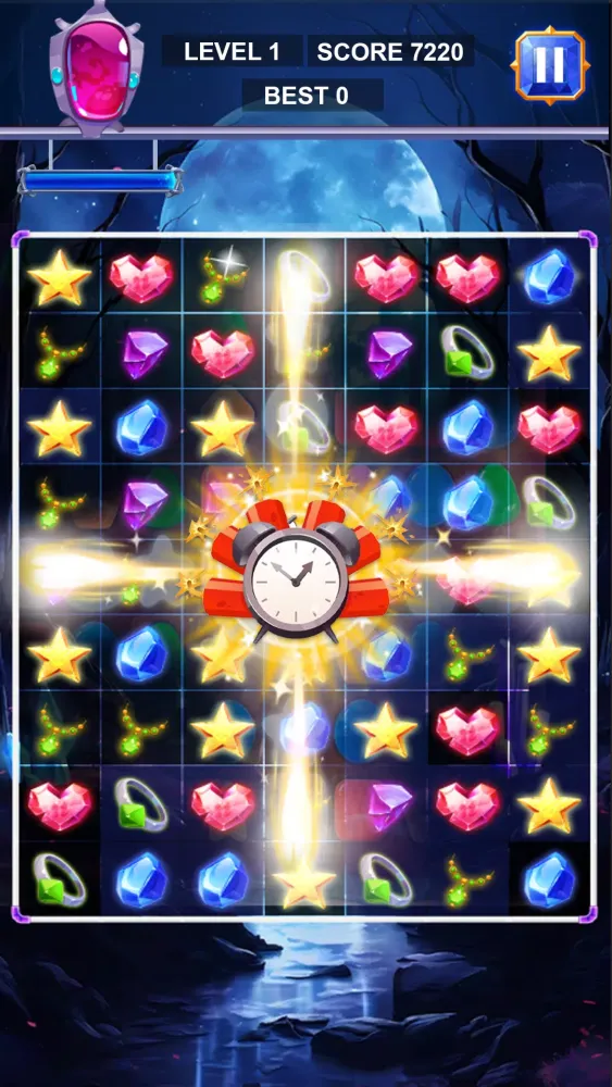 Tangkapan layar Jewel Match Treasure Match 3