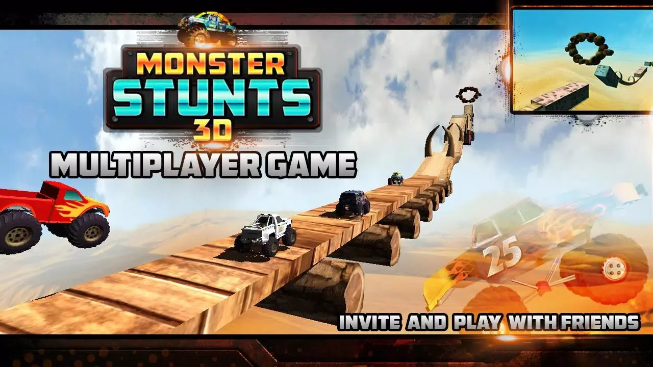 Capturas de pantalla de Monster Stunts 3D