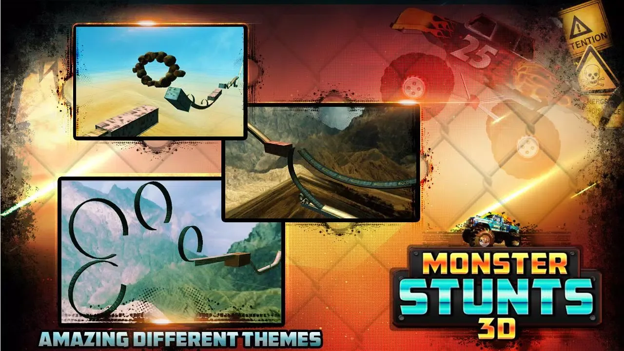 Capturas de pantalla de Monster Stunts 3D