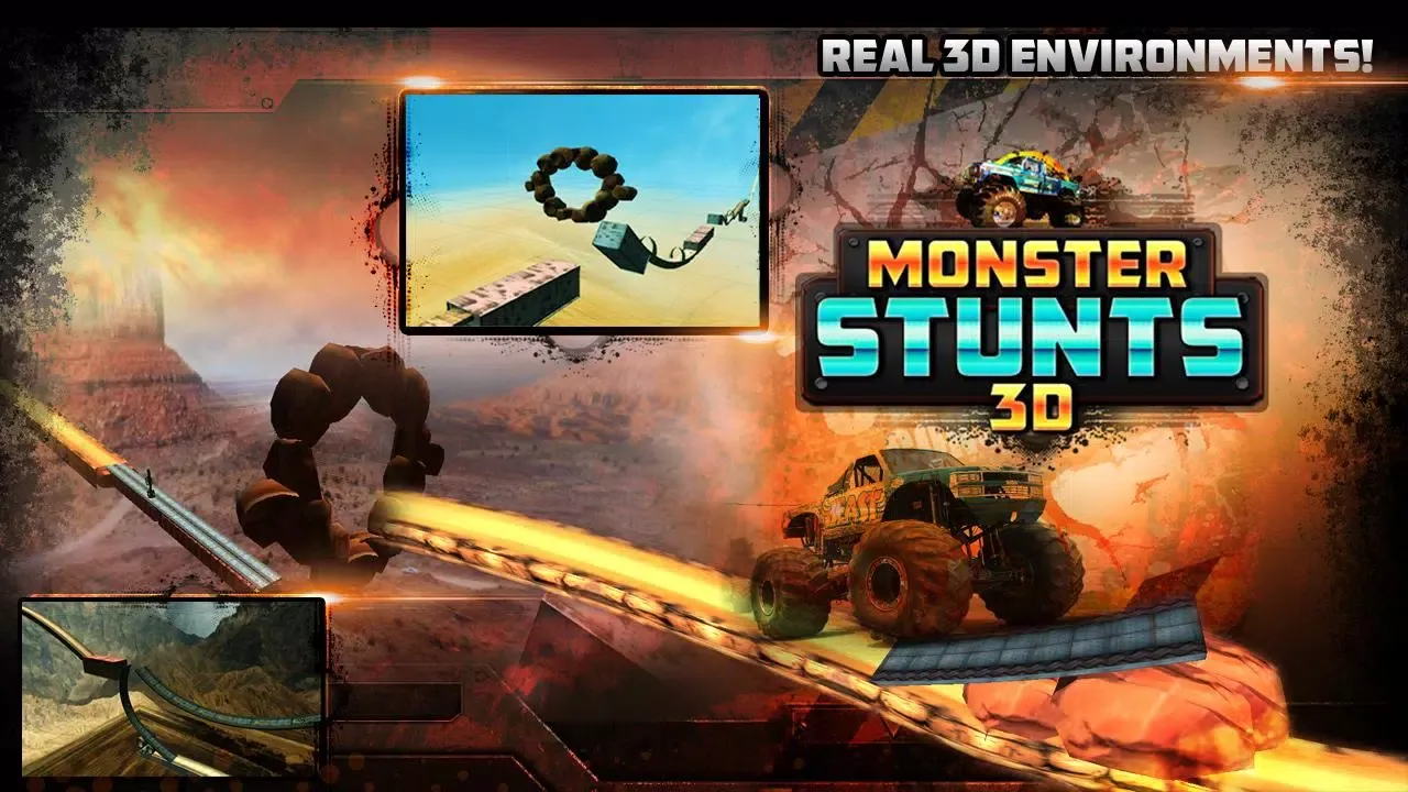 Capturas de pantalla de Monster Stunts 3D