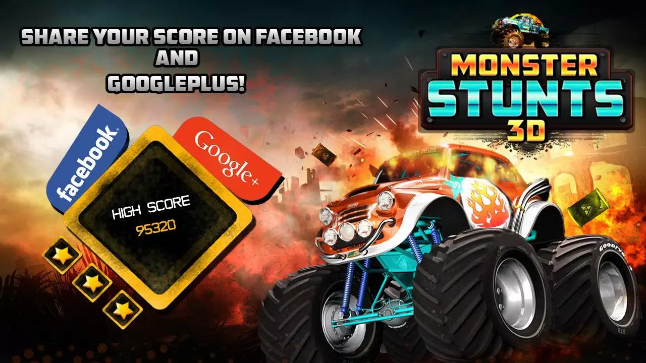 Capturas de pantalla de Monster Stunts 3D