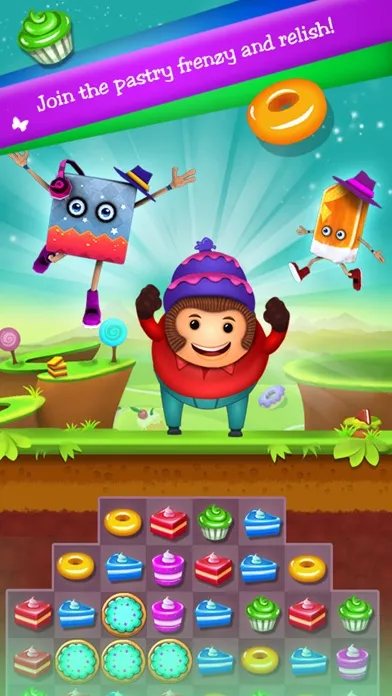 Capturas de tela do Pastry Mania