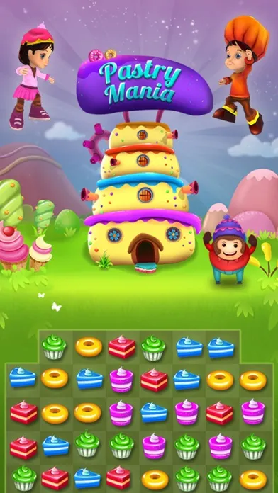 Capturas de tela do Pastry Mania