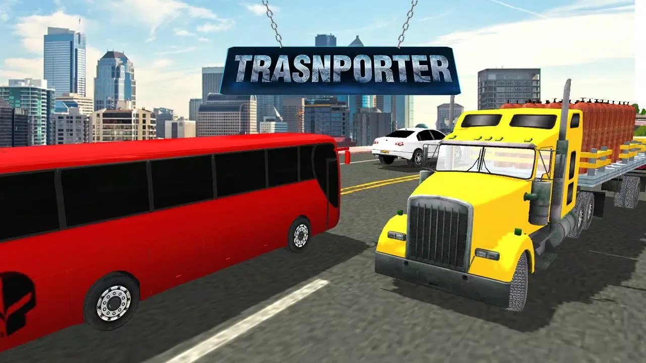 Transporter Truck Driving 3D স্ক্রিনশট