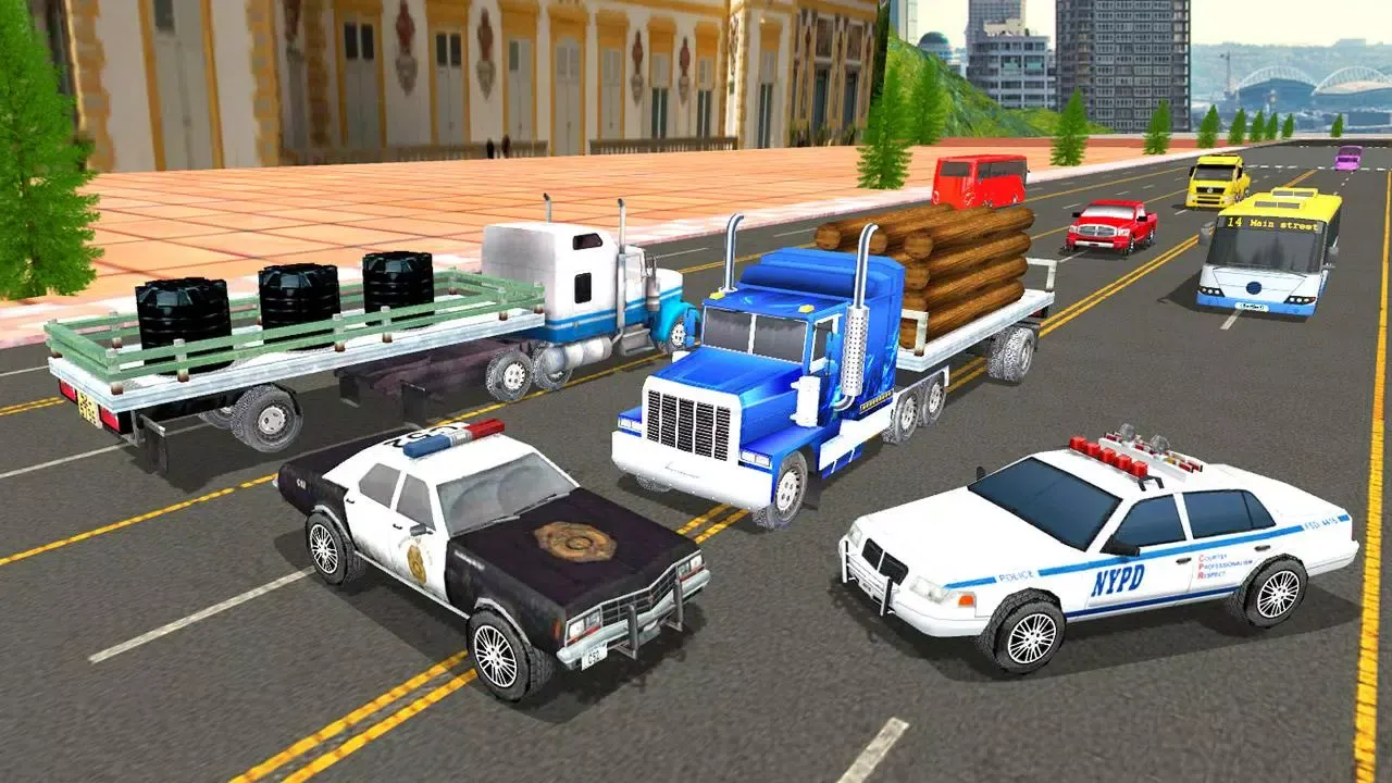 Transporter Truck Driving 3D স্ক্রিনশট