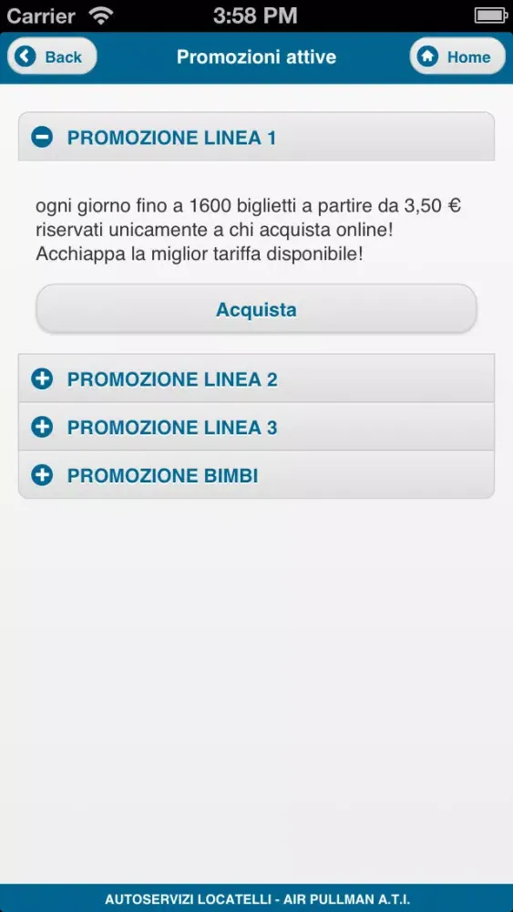 Capturas de tela do Orio Shuttle Mobile