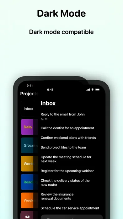 Oklist Todo应用截图
