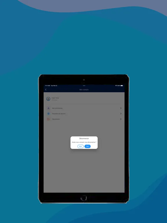 ภาพหน้าจอของ gtci iPad 