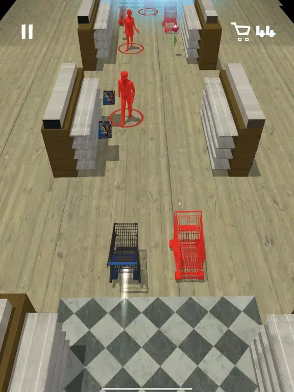 Capturas de tela do Grocery Store Gauntlet iPad 
