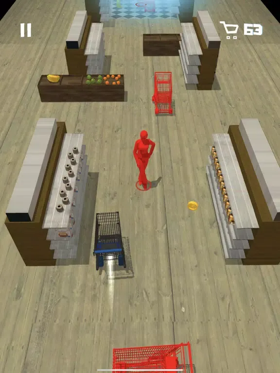 Capturas de tela do Grocery Store Gauntlet iPad 