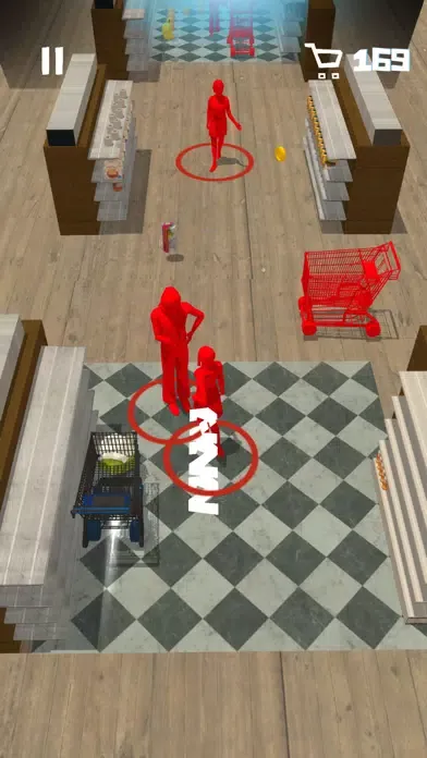 Capturas de tela do Grocery Store Gauntlet
