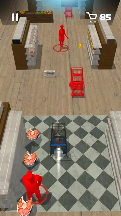Capturas de tela do Grocery Store Gauntlet