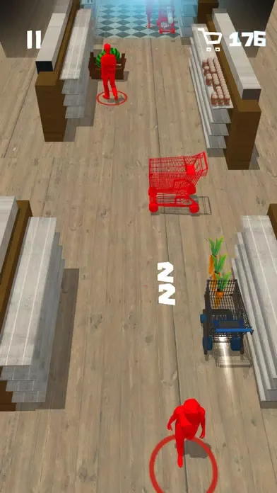 Capturas de tela do Grocery Store Gauntlet