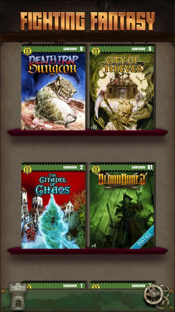 Скриншоты Fighting Fantasy Classics