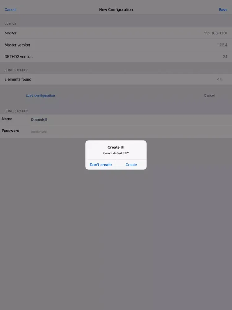 DomintellRemote iPad  سکرین شاٹس