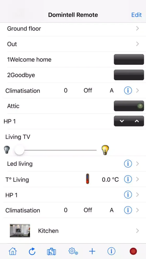 DomintellRemote سکرین شاٹس
