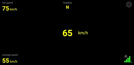 Ảnh chụp màn hình của GPS Speedo with HUD