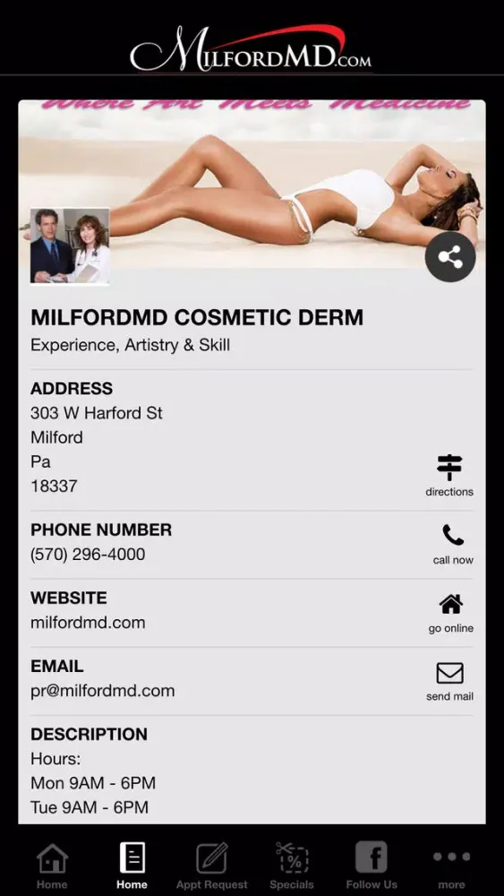 MilfordMD Cosmetic Derm應用截圖