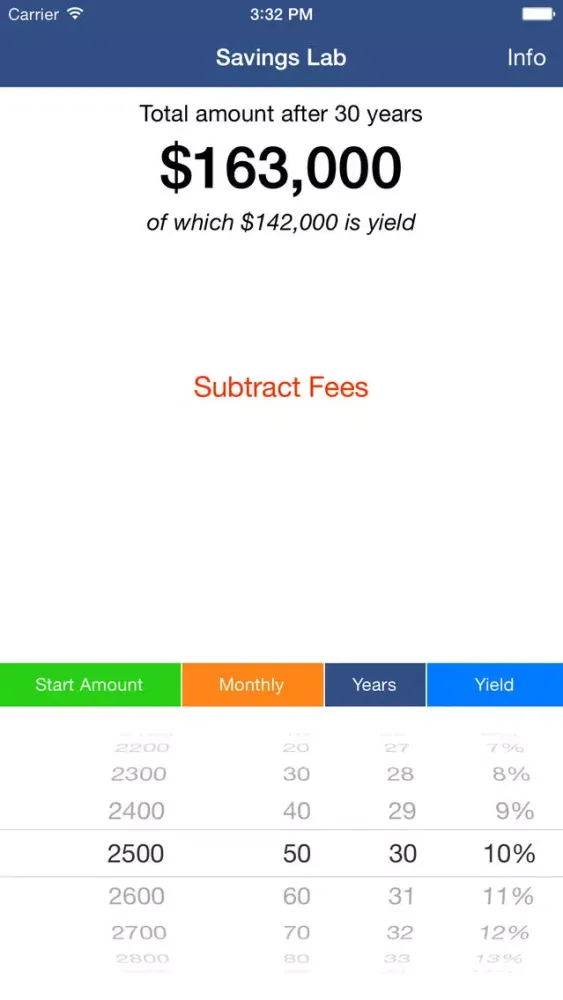 ภาพหน้าจอของ Savings Lab