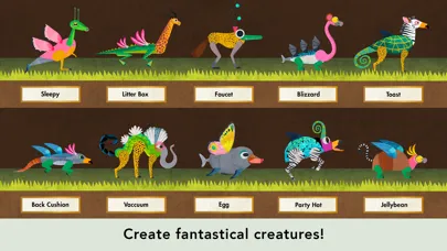 Capturas de tela do Creature Garden by Tinybop