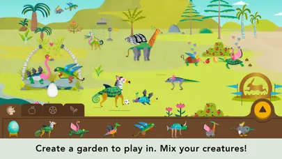 Capturas de tela do Creature Garden by Tinybop