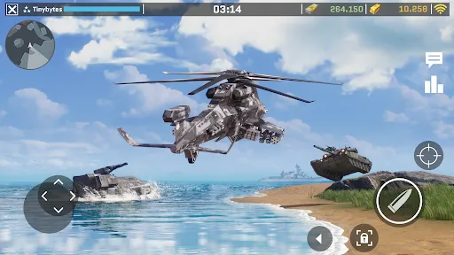 Massive Warfare: Tanks PvP War سکرین شاٹس