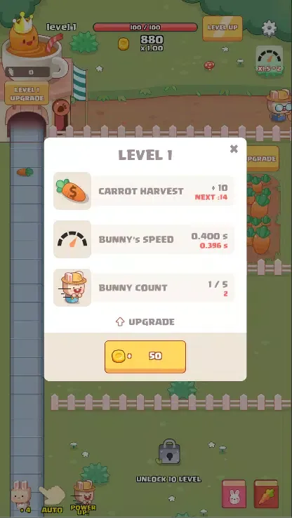 Idle Carrot farm tycoon Ekran Görüntüleri