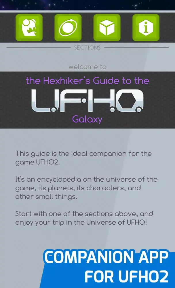 Hexhiker Guide to UFHO Galaxy স্ক্রিনশট