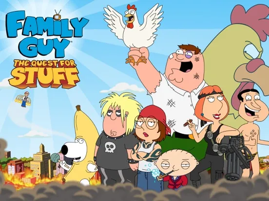Tangkapan layar Family Guy The Quest for Stuff iPad 