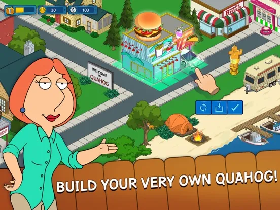 Tangkapan layar Family Guy The Quest for Stuff iPad 